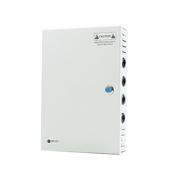240W 20A 18CH DC12V Output Switch Mode CCTV Distribution Box Portable Power Supply For IR Camera Monitoring Equipment LED Tape Lights 240W 20A 18CH DC12V Output Switch Mode CCTV Distribution Box Portable Power Supply For IR Camera Monitoring Equipment LED Tape Lights